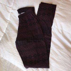 Charlotte Russe SUPER SOFT Patterned Leggings